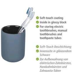 Zahnputzbecher Avellino blau*Wenko Sale