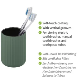 Wenko Zahnputzbecher Belluno grün