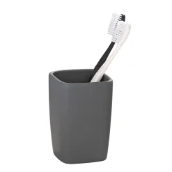Wenko Zahnputzbecher Faro grau