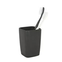 Zahnputzbecher Faro schwarz^Wenko
