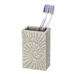 Zahnputzbecher Fossil beige*Wenko Discount