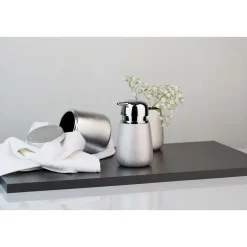 Zahnputzbecher Glimma silber^Wenko