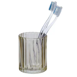 Zahnputzbecher Vetro braun*Wenko