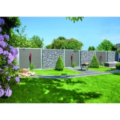Gabionen-Zaun 200 x 180 x 25 cm*Wilk New