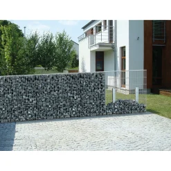 Gabionen-Zaun 200 x 180 x 25 cm*Wilk New