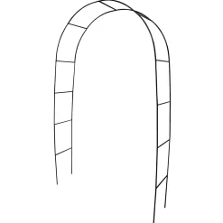 Rosenbogen 240 x 140 x 38 cm schwarz pulverbeschichtet*Wingart Clearance