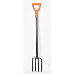 Spatengabel rund anthrazit/ orange^Wingart Best