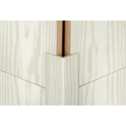 Winkelleiste Pinie weiß 2,6 m^