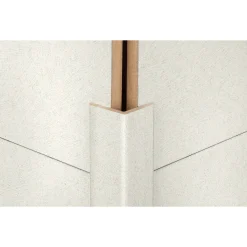 Winkelleiste weiß Struktur 2,6 m