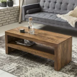 Wohnling Couchtisch „Durban“ 110x45 cm, Sheesham