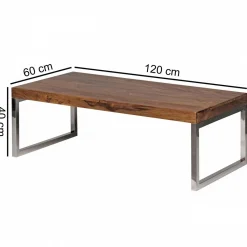 Couchtisch „Sheesham“, 120x60x40 cm*Wohnling