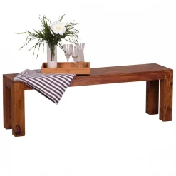 Esszimmer-Sitzbank „Sheesham“, 140x35 cm*Wohnling Outlet