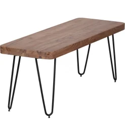 Sitzbank 120x40x45 cm, Akazie^Wohnling Clearance