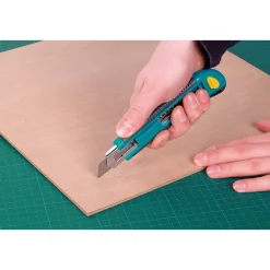 Wolfcraft Abbrechklingen-Messer Kunststoff 2K 18 mm