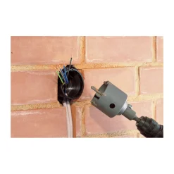 Bohrkrone hartmetallbestückt mit Spanndorn SDS-plus Durchmesser 68 mm^Wolfcraft Online