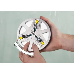 Wolfcraft Lochsäge verstellbar Durchmesser 45–130 mm