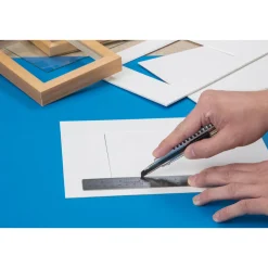 Wolfcraft Metall-Abbrechklingen-Messer 9 mm schwarze Klinge Profi-Sharp