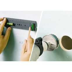 Wolfcraft Schablone für Hohlwanddosen