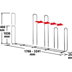 Stapelhilfe Modular XXL für Brennholz^Wolfcraft Hot
