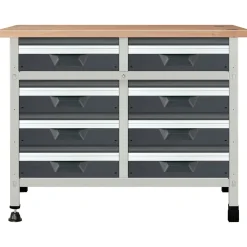 Wolfcraft Werkbank WWS680 mit 8 Schubladen