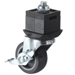 Wolfcraft Lenkrolle WSS mit Bremse schwarz