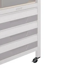 Wolfcraft Lenkrolle WSS mit Bremse schwarz