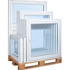 Wärmeschutzfenster Q 71 Premium Serie 3-fach Verglasung weiß 90 x 50 cm^