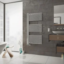 Badheizkörper C5 1600 x 600 mm 458 Watt 50 mm Anschluss Chrom^Ximax Hot