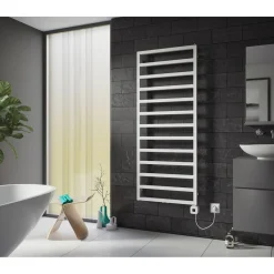 Elektrischer Handtuchwärmer Pure 1470 x 600 mm 300 Watt Typ 7 Weiß^Ximax Online