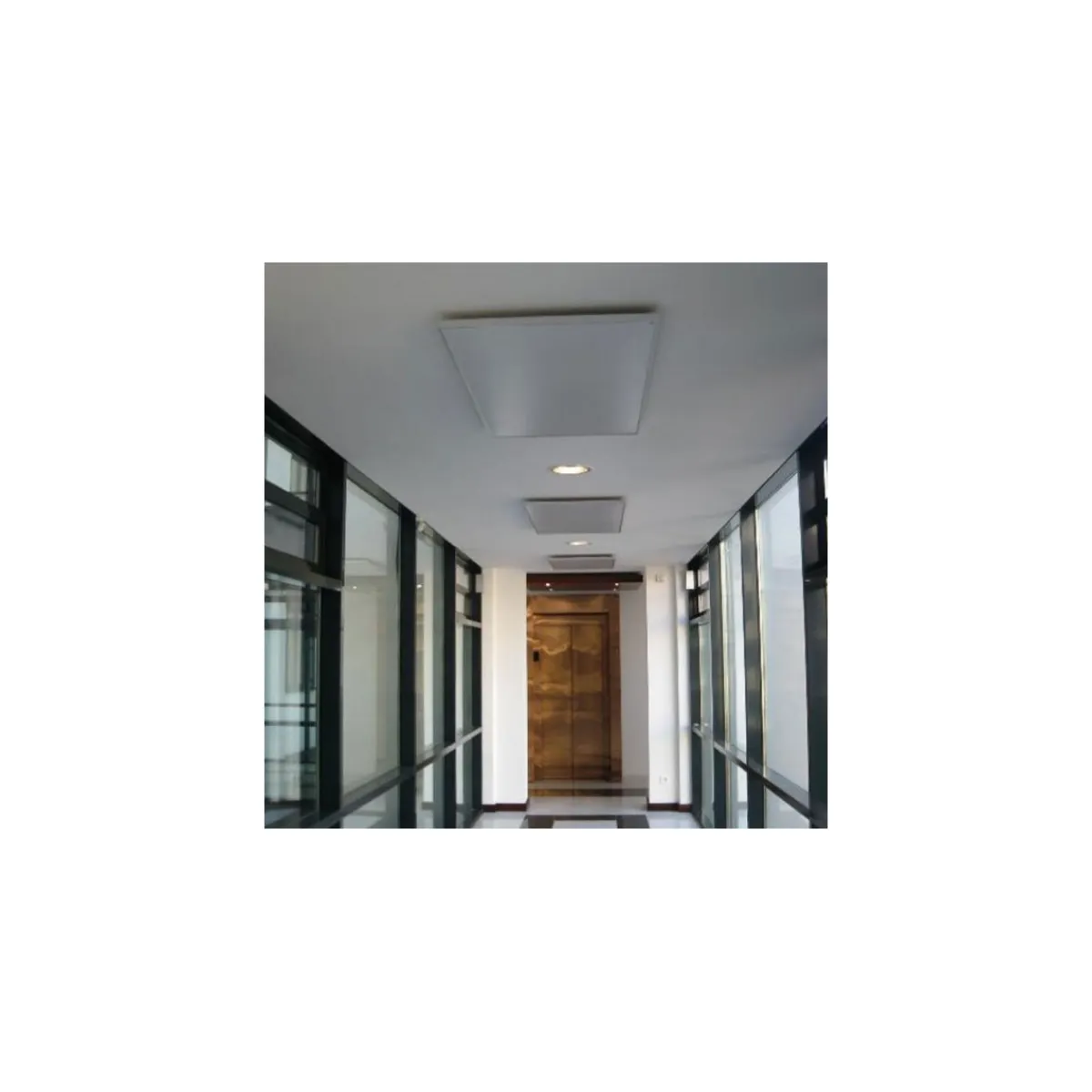 Infrarotheizung Aluminiumpaneel 600 x 900 mm 500 Watt Deckenmontage hängend Weiß^Ximax Online