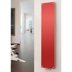 Raumheizkörper P1/G Duplex 1800 x 595 mm 1345 Watt Mittenanschluss Glas Rubinrot*Ximax Discount