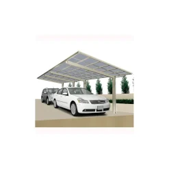 Carport Alu Linea 110 Tandem Edelstahl-Look*Ximax Best