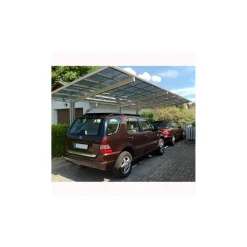 Carport Alu Linea 110 Tandem Edelstahl-Look*Ximax Best