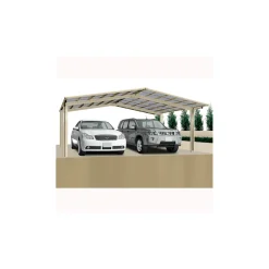 Carport Alu Linea 110 M Edelstahl-Look^Ximax Online