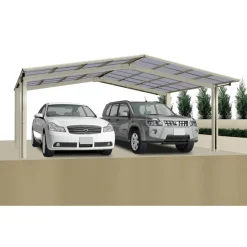 Carport Alu Linea 80 M Edelstahl-Look*Ximax Discount