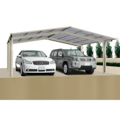 Carport Alu Linea 80 M Edelstahl-Look*Ximax Discount