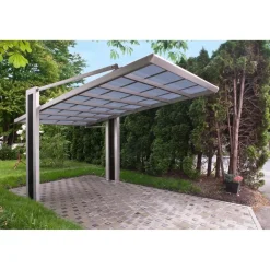 Carport Alu My-Port 150 Typ 3050 Edelstahl-Look SH*Ximax Hot