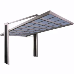 Carport Alu My-Port 150 Typ 2450 Edelstahl-Look SH^Ximax Online