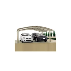 Ximax Carport Alu Portoforte 110 M-Ausführung Edelstahl-Look