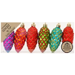 Zapfenset 9cm Mille Fiori