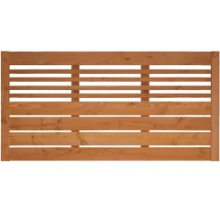 Zaunserie Aalborg Zaunfeld 180 x 90 cm Douglasie kirschbaumfarben lasiert^ Clearance