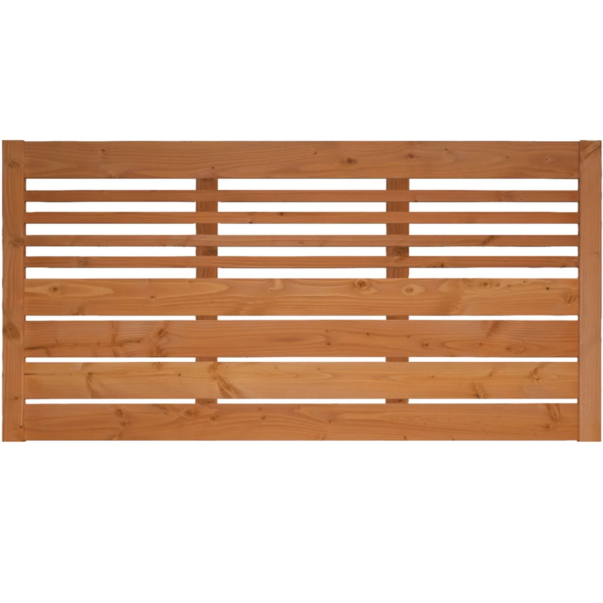 Zaunserie Aalborg Zaunfeld 180 x 90 cm Douglasie kirschbaumfarben lasiert^ Clearance