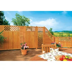 Zaunserie Mainau Anschluss links 90 x 180/95 cm